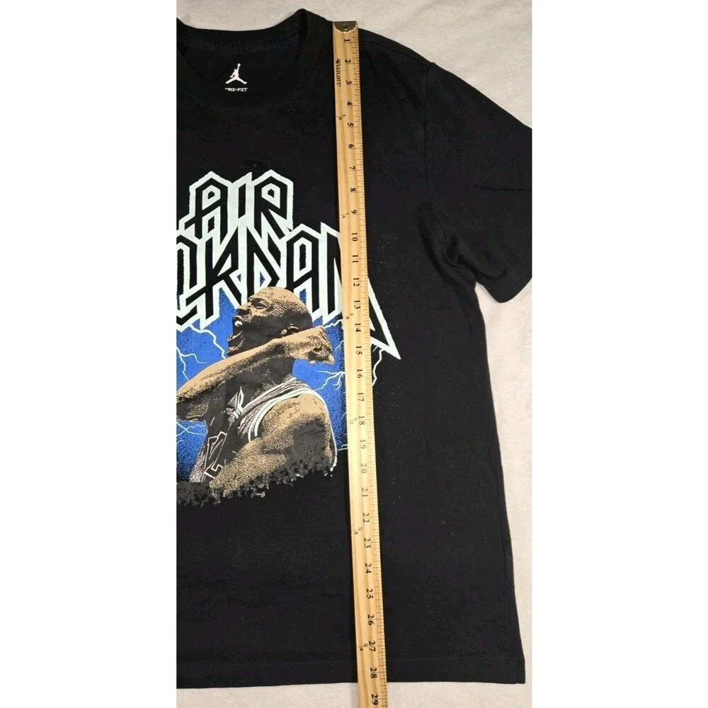 Mens Air Jordan Short Sleeve T Shirt Large Black